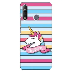 Чехол для Техно Камон 12 Ейр - (Единорожки - Новинки) (AlphaPrint) (Unicorn)