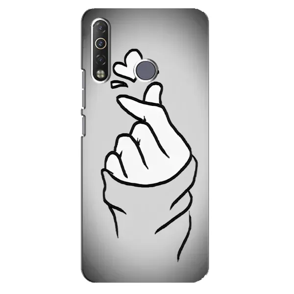 Чехол с принтом «Значок Love» для TECNO Camon 12 Air CC6