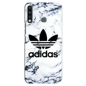 Чохли Адидас для TECNO Camon 12 CC7 (AlphaPrint) (Адідас на мраморі)