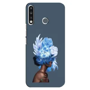 Чехлы (ART) Цветы на TECNO Camon 12 CC7 (VPrint) (Квіти на голові)