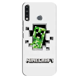 Чохол Майнкрафт на TECNO Camon 12 CC7 (AlphaPrint) Minecraft (кріпер Майнкрафт)