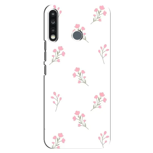 Чехол с принтом «Розовые цветы» для TECNO Camon 12 CC7 Чехол с принтом «Розовые цветы» для TECNO Camon 12 CC7