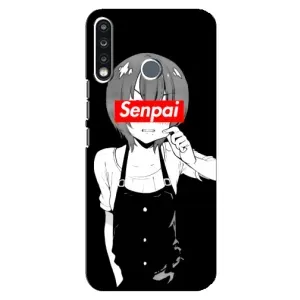 Чехол с принтом «Senpai» для TECNO Camon 12 CC7