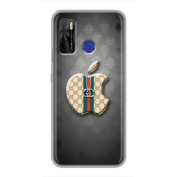 Чехол с принтом «Apple gucci» для TECNO Camon 15 Air