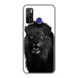 Чохли з картинкою животних TECNO Camon 15 Air (Чорний ЛЕВ)