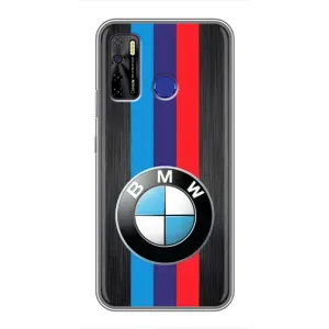 Чохол для ТЕКНО Кемен 15 Ейр - з принтом БМВ (AlphaPrint) (Лого BMW)