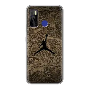 Чехлы для TECNO Camon 15 Air - с картинкой JORDAN (AlphaPrint) (Logo Jordan)