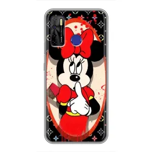 Чохол Disney Mouse TECNO Camon 15 Air (PREMIUMPrint) (Мінні Маус ЛВ)