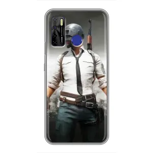 Чехол PUBG для Техно Камон 15 Ейр (AlphaPrint)