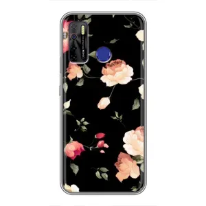 Чехлы с Цветами для TECNO Camon 15 Air (VPrint) (Розочки)