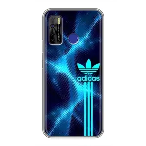 Чохли Адидас для TECNO Camon 15 Air (AlphaPrint) (Синій Адідас)