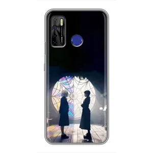 Чехлы Венсдей на TECNO Camon 15 Air Уэнсдей (AlphaPrint) (Уэнздей и Инид)