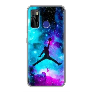 Чехлы для TECNO Camon 15 Air - с картинкой JORDAN (AlphaPrint) (Яркий Джордан)