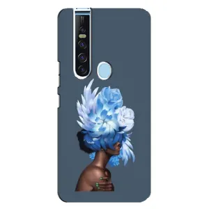 Чехлы (ART) Цветы на TECNO Camon 15 Pro (VPrint) (Квіти на голові)