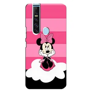 Міккі Маус чохол для TECNO Camon 15 Pro (AlphaPrint - Мультяшні) (Дівчинка Maus)