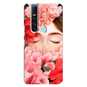 Чехлы (ART) Цветы на TECNO Camon 15 Pro (VPrint) (Очі в квітах)