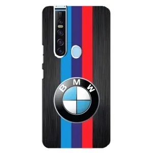 Чохол для ТЕКНО Камон 15 Про - з принтом БМВ (AlphaPrint) (Лого BMW)