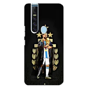 Чехлы для TECNO Camon 15 Pro (Leo чемпион) (AlphaPrint) (Месси Король)