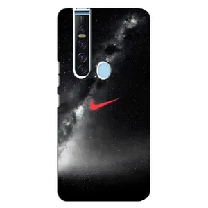 Чехол для TECNO Camon 15 Pro - с принтом Найк (AlphaPrint) (Найк красный)