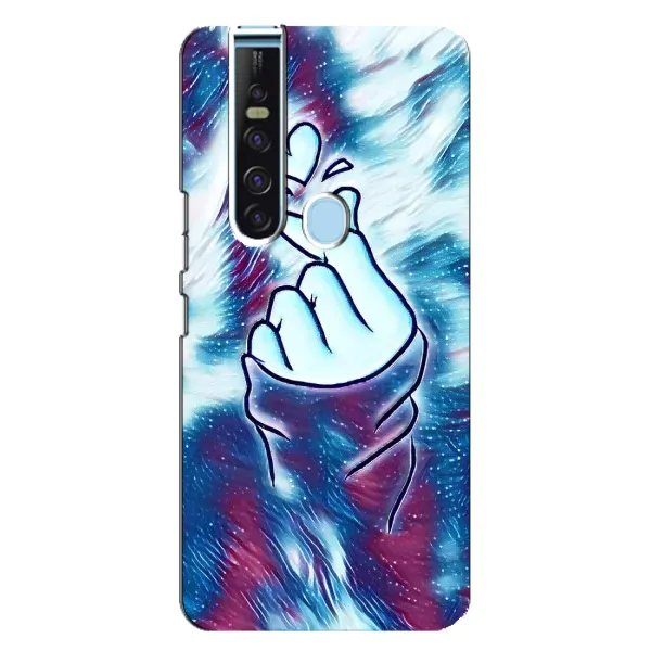 Чохол з принтом «Радужне серце» для TECNO Camon 15 Pro Чохол з принтом «Радужне серце» для TECNO Camon 15 Pro