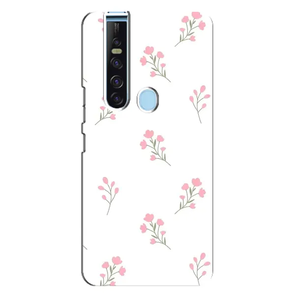 Чохол з принтом «Рожеві квіти» для TECNO Camon 15 Pro