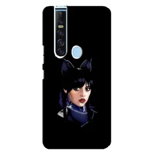 Чохли Венсдей на TECNO Camon 15 Pro Уенсдей (AlphaPrint) (серйозна Венздей)