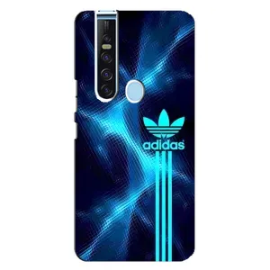 Чохли Адидас для TECNO Camon 15 Pro (AlphaPrint) (Синій Адідас)