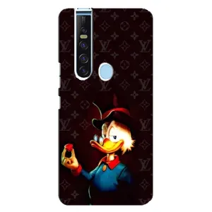 Чехли для TECNO Camon 15 Pro - Скрудж МакДак Louis Vuitton (PREMIUMPrint) (Скрудж з ботліантом)