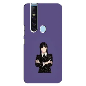 Чохли Венсдей на TECNO Camon 15 Pro Уенсдей (AlphaPrint) (Венздей у чорному)