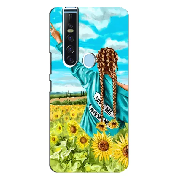 Чехол с принтом «Украиночка» для TECNO Camon 15 Pro Чехол с принтом «Украиночка» для TECNO Camon 15 Pro