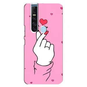 Чохол з принтом для TECNO Camon 15 Pro (AlphaPrint - Знак сердечка)