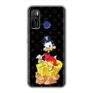 Чехли для TECNO Camon 15 - Скрудж МакДак Louis Vuitton (PREMIUMPrint) (Богатство Макдака)
