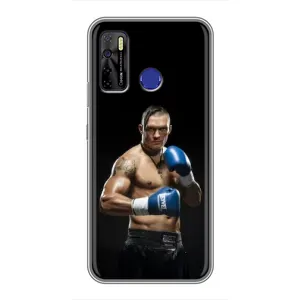 Чохол з принтом «Боксер Усик» для TECNO Camon 15