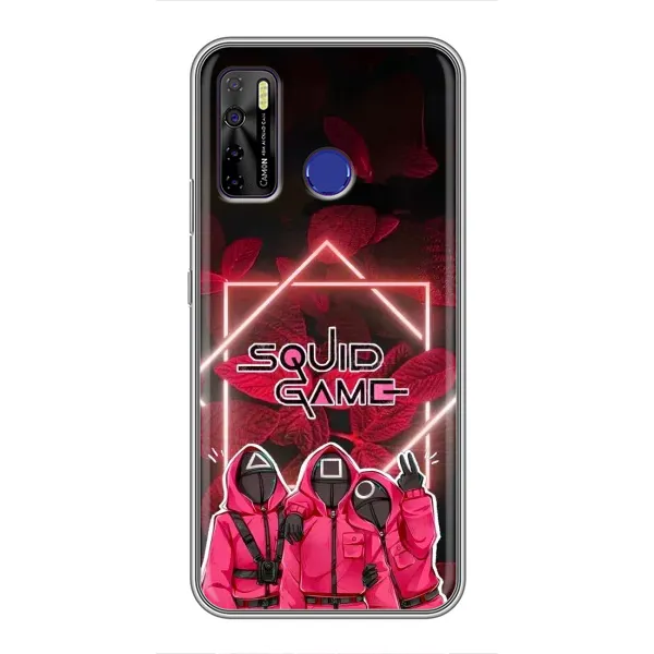 Чохол з принтом «Охоронці Гра кальмара» для TECNO Camon 15 Чохол з принтом «Охоронці Гра кальмара» для TECNO Camon 15