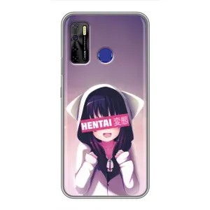Чехол с принтом «Hentai chan» для TECNO Camon 15
