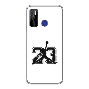 Чехлы для TECNO Camon 15 - с картинкой JORDAN (AlphaPrint) (Jordan 23)
