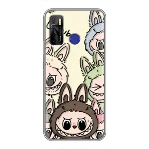 Чохол з Лабубу на TECNO Camon 15 (Золота мавпа Bored Ape)