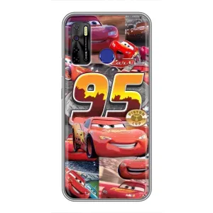 Силіконовий чохол Маквін для TECNO Camon 15 (Колаж Блискавка Маквін)