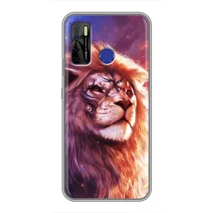 Чехол с принтом «Красочный Лев» для TECNO Camon 15