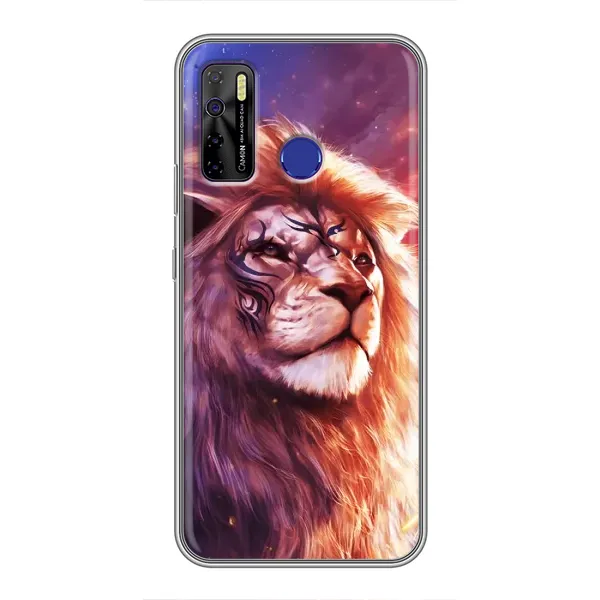 Чехол с принтом «Красочный Лев» для TECNO Camon 15 Чехол с принтом «Красочный Лев» для TECNO Camon 15
