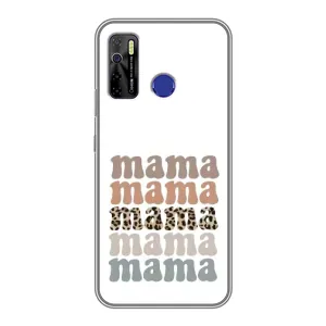 Чохли для мами на TECNO Camon 15 (Текстовий колаж мама)