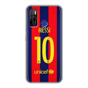 Чехлы Месси для TECNO Camon 15 (AlphaPrint) (Messi Barca 10)