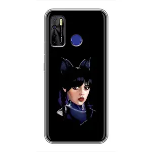 Чохли Венсдей на TECNO Camon 15 Уенсдей (AlphaPrint) (серйозна Венздей)