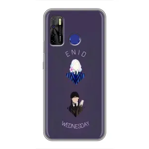 Чохли Венсдей на TECNO Camon 15 Уенсдей (AlphaPrint) (Венздей і подруга)