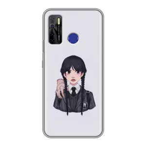 Чохли Венсдей на TECNO Camon 15 Уенсдей (AlphaPrint) (Венздей і Річ)