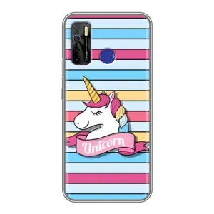 Чехол для Техно Камон 15 - (Единорожки - Новинки) (AlphaPrint) (Unicorn)