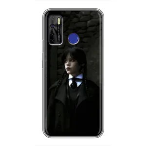 Чохол з дизайном Венздей 2 на TECNO Camon 15 (Темний стиль Венздей)
