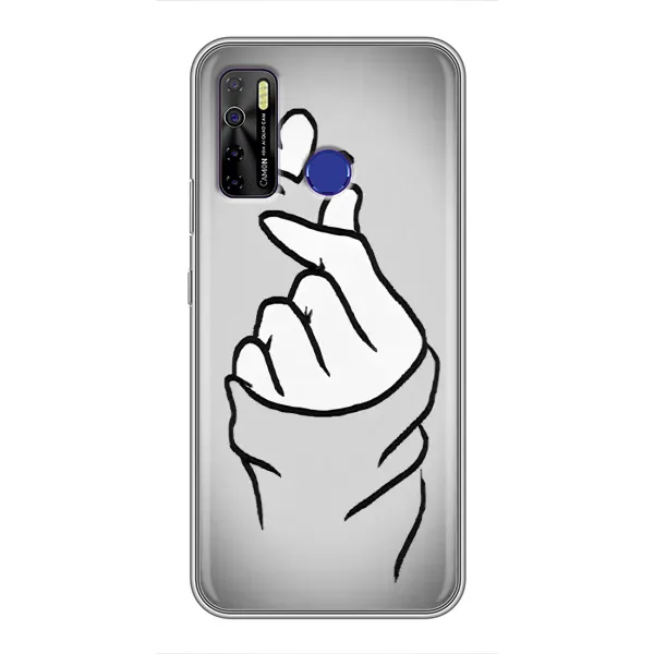 Чохол з принтом «Значок Love» для TECNO Camon 15