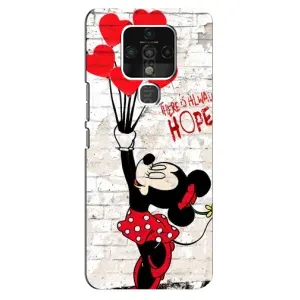 Чохол Disney Mouse TECNO Camon 16 Pro (PREMIUMPrint) (Heart Minni)