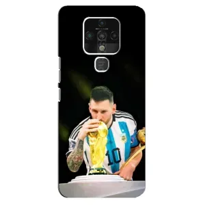 Чехлы для TECNO Camon 16 Pro (Leo чемпион) (AlphaPrint) (Кубок Месси)